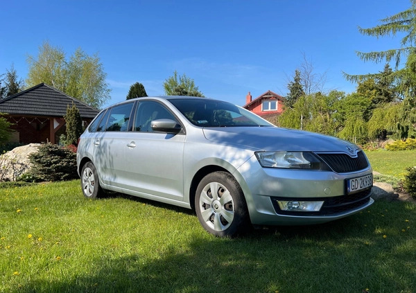 Skoda RAPID cena 33949 przebieg: 155234, rok produkcji 2016 z Gdańsk małe 277